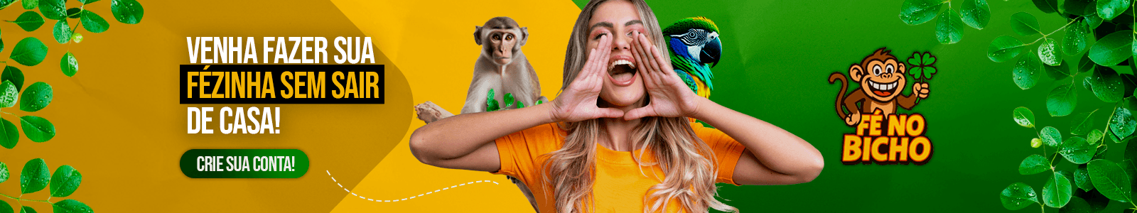 Banner Promocional - Fé no Bicho